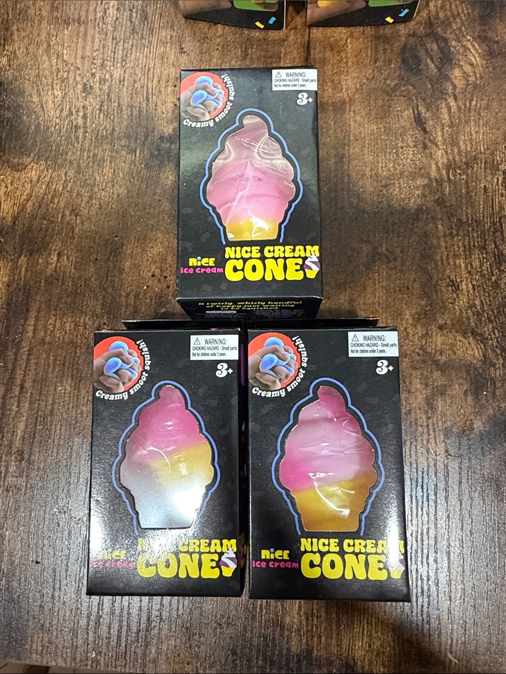 Nice PINK Ice Cream Cone Squishy